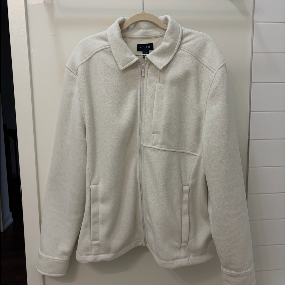 Kit and Ace Fleece Overshirt Large